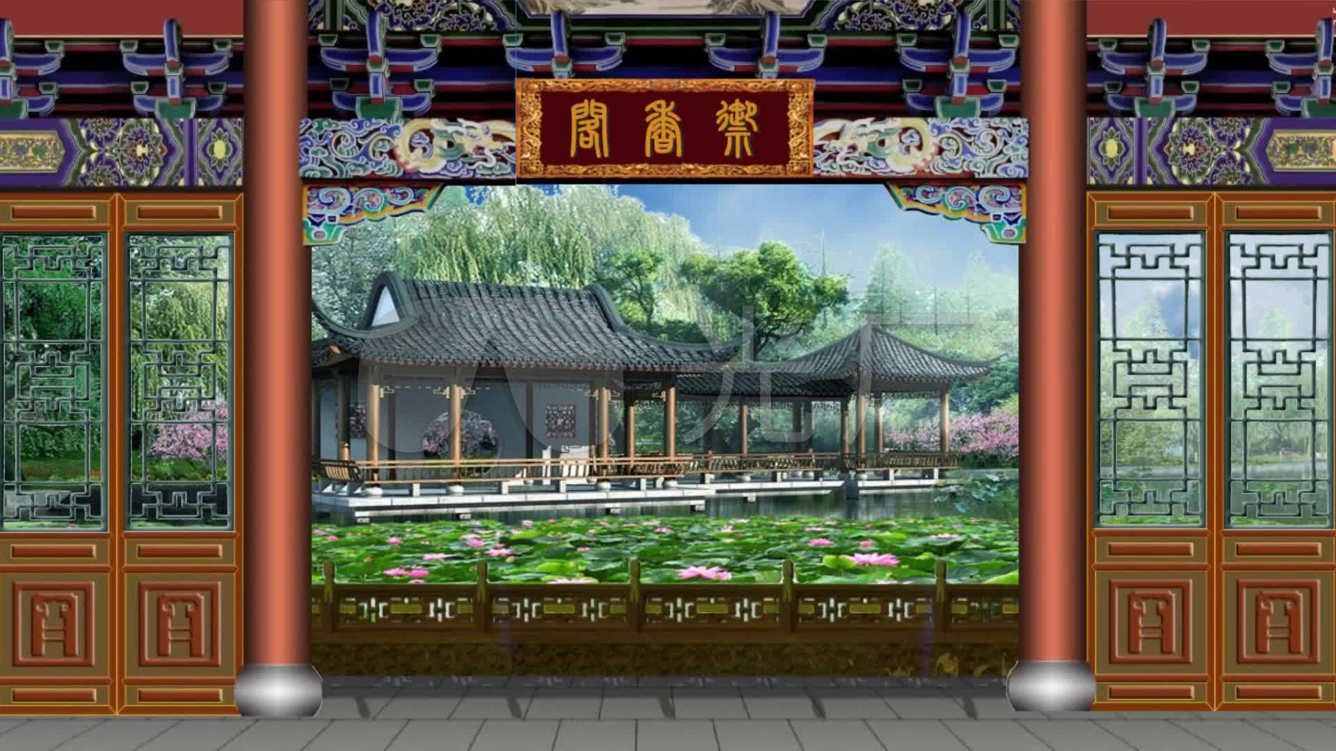 古代后院_1920x1080_高清视频素材下载(编号:2197326)
