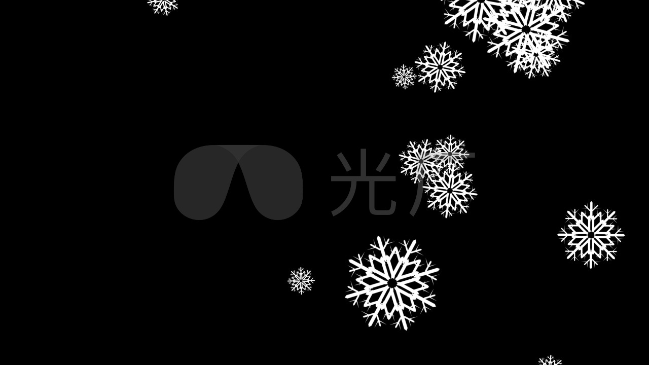 雪花飘下_1280x720_高清视频素材下载(编号:2196852)