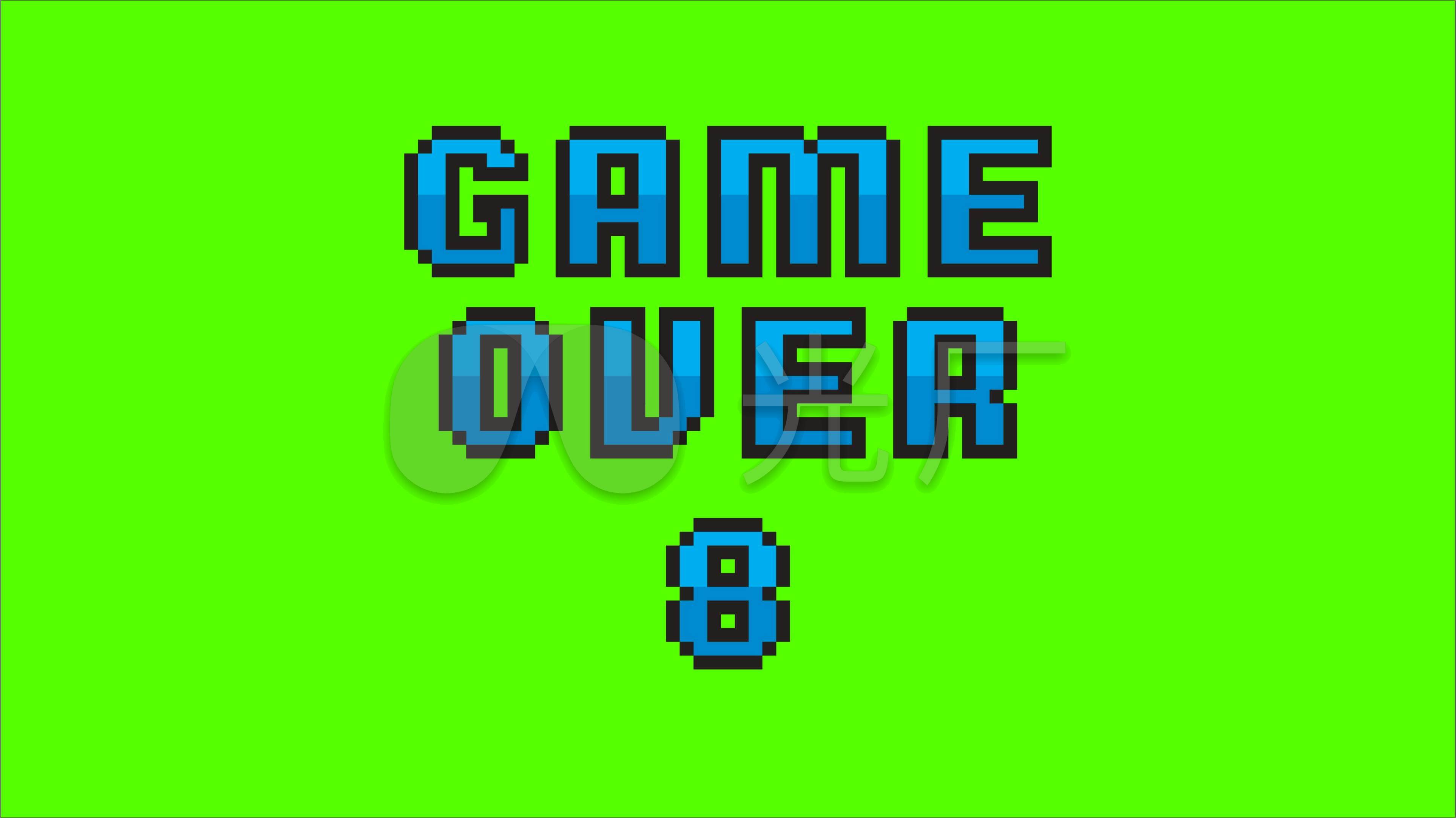 gameover倒计时_3840x2160_高清视频素材下载(编号:)
