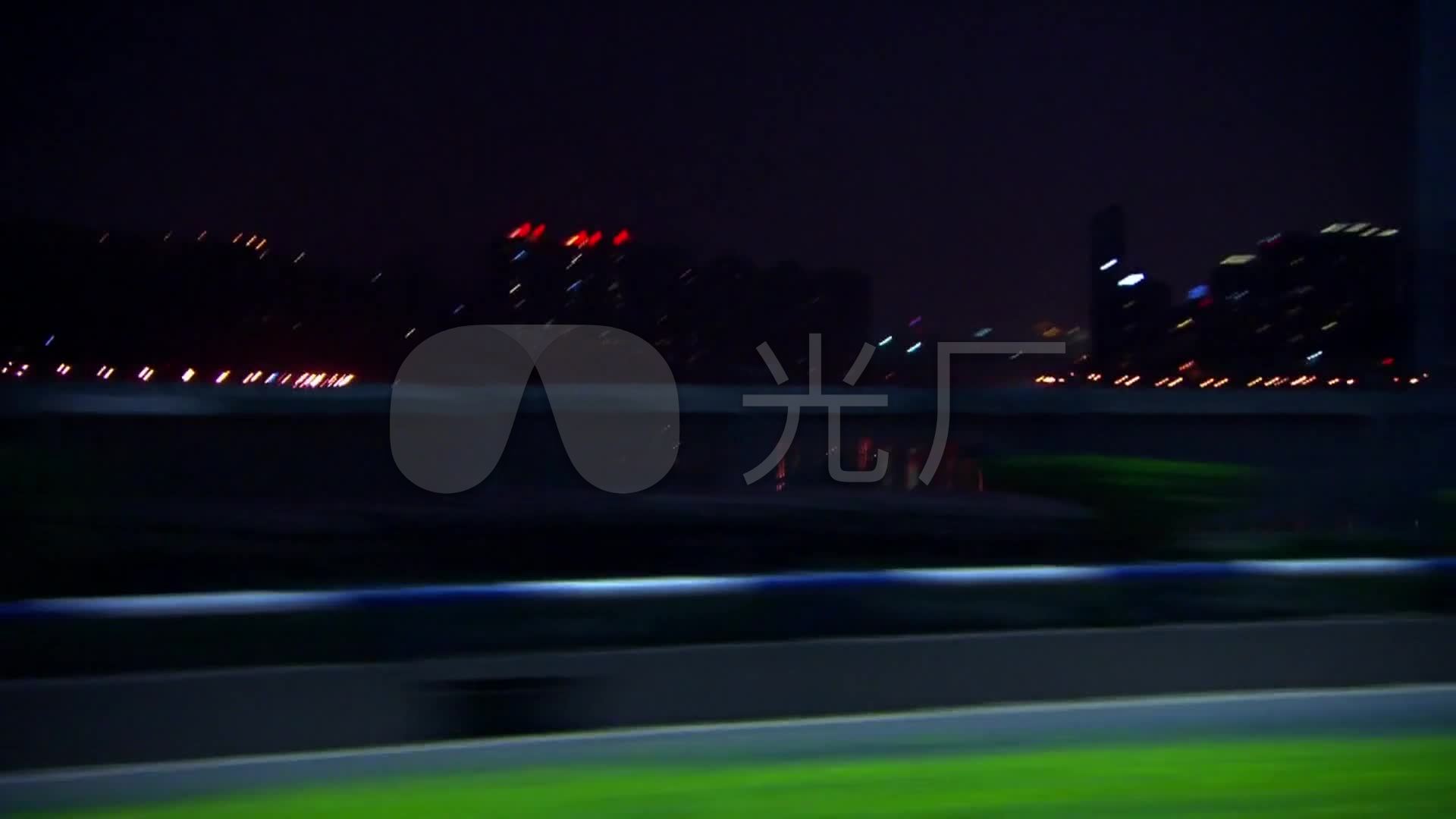 重庆城市夜景夜晚道路开车_汽车行驶_车窗_1920x1080_高清视频素材
