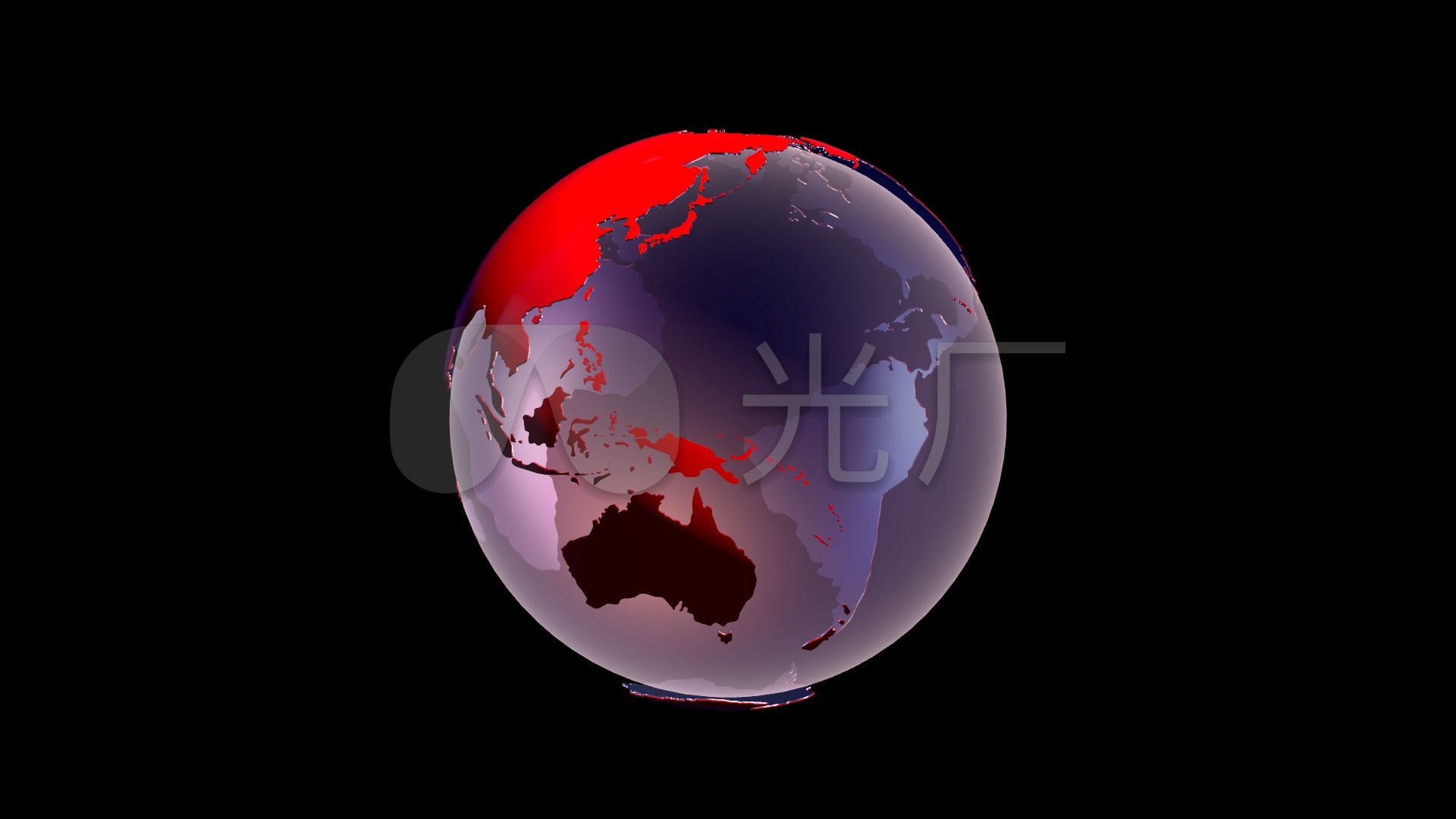 地球地球仪世界全球新闻联播_1920x1080_高清视频素材