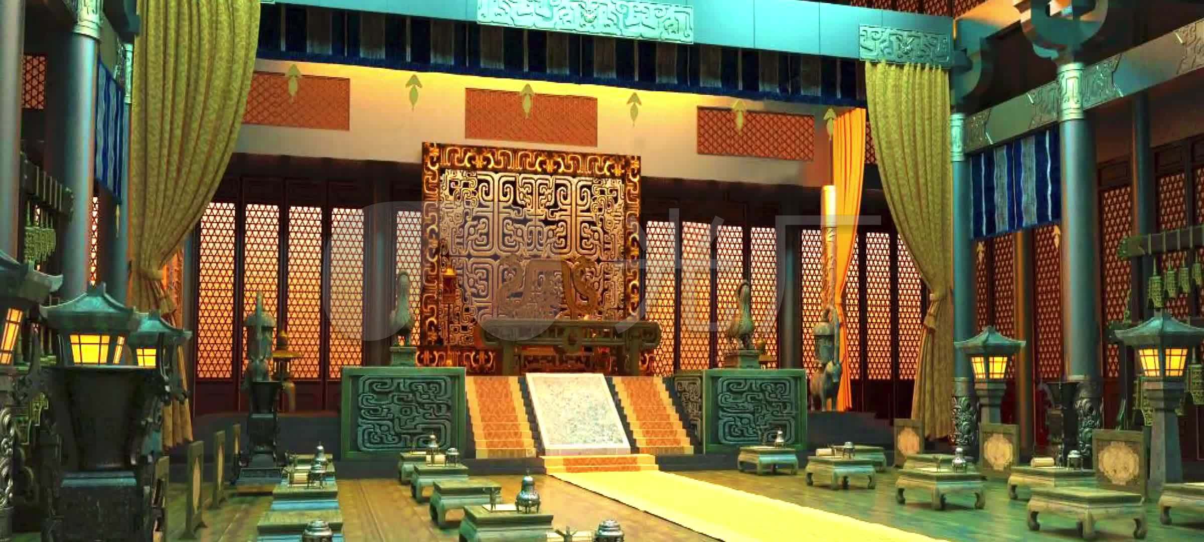 秦汉皇宫-大殿-议事厅-金銮殿-2_2400x1080_高清视频