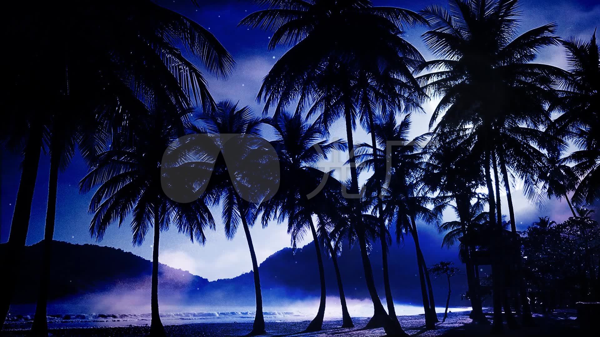 歌曲(绿岛小夜曲)舞台背景_1920x1080_高清视频素材