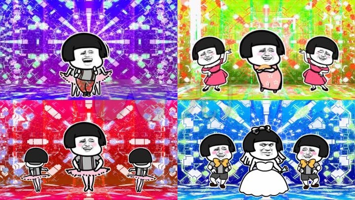 抖音蘑菇头表情包魔性搞笑c哩c哩热舞成品