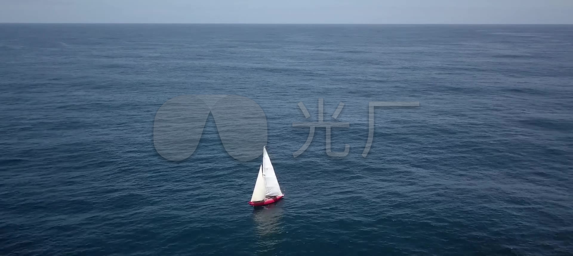 海洋小帆船_1920x860_高清视频素材下载(编号:2276454)_实拍视频_vj师
