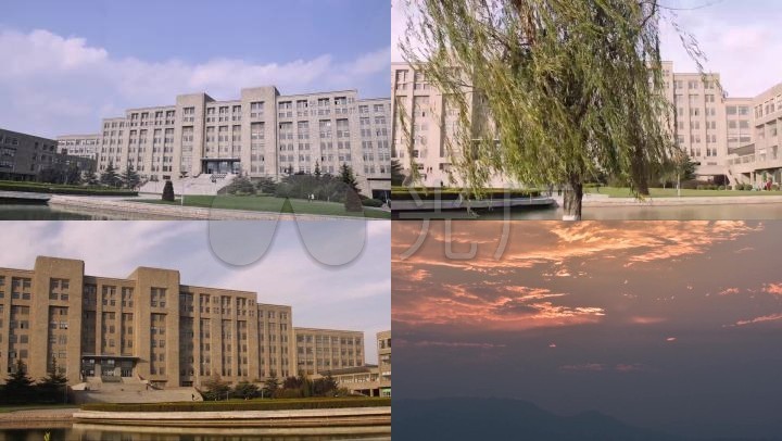 大连工业大学综合楼延时摄影