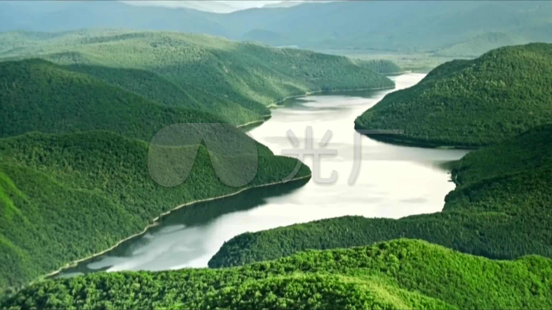 镜泊湖风景吊水楼瀑布祖国河山_1920x1080_高清视频素材下载(编号