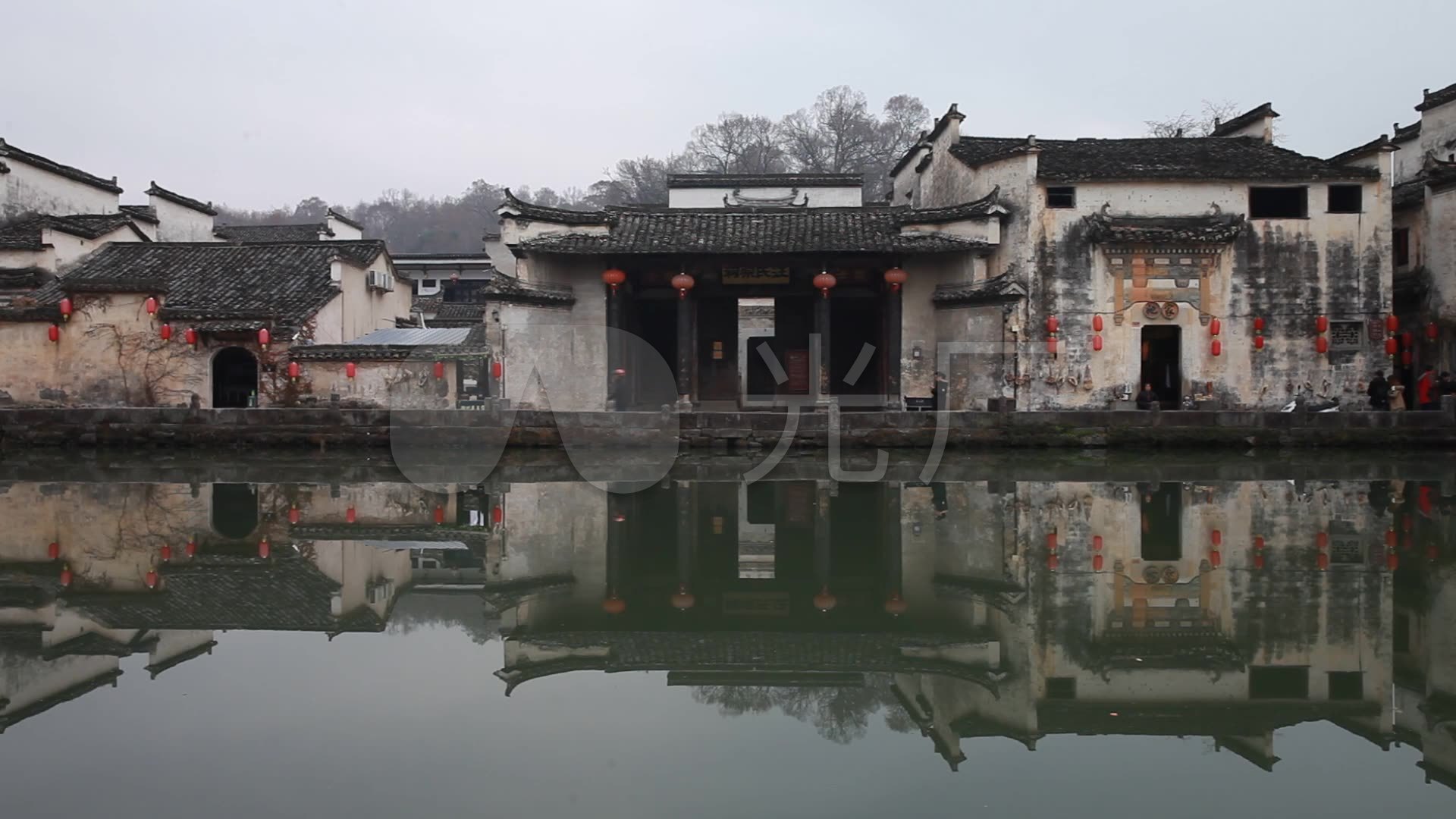 安徽徽派民居旅游风光皖南徽州