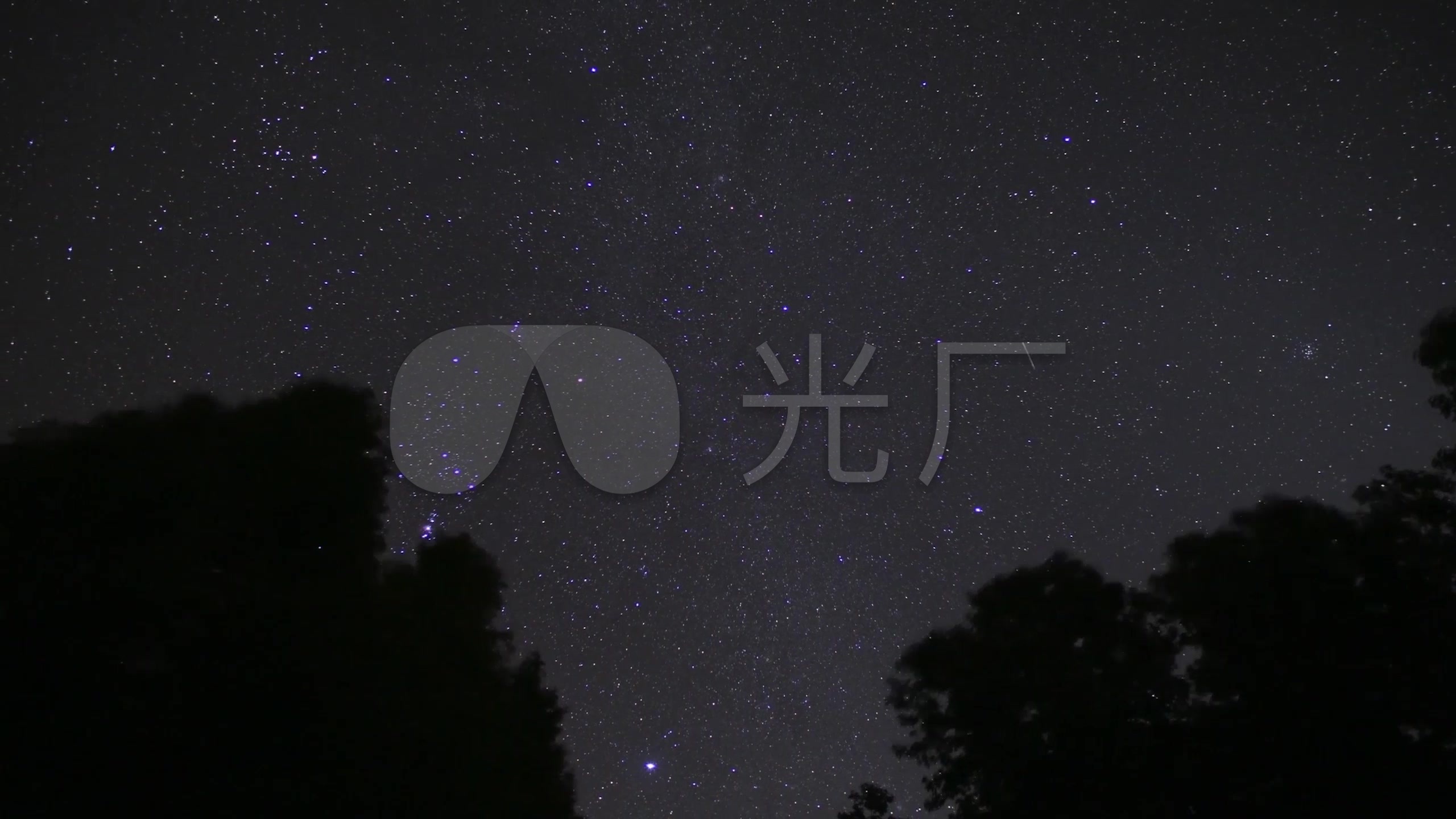 星空黄昏自然景观