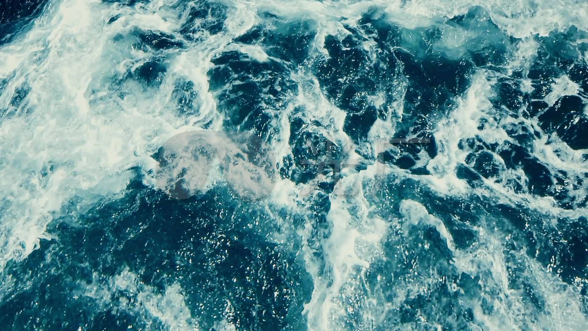 浪花波浪水波海洋大海深邃大海