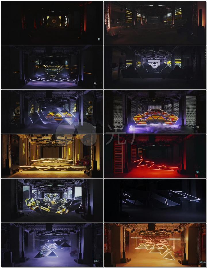 多媒体声光电视觉秀_1920x818_高清视频素材下载(编号:2354825)_实拍