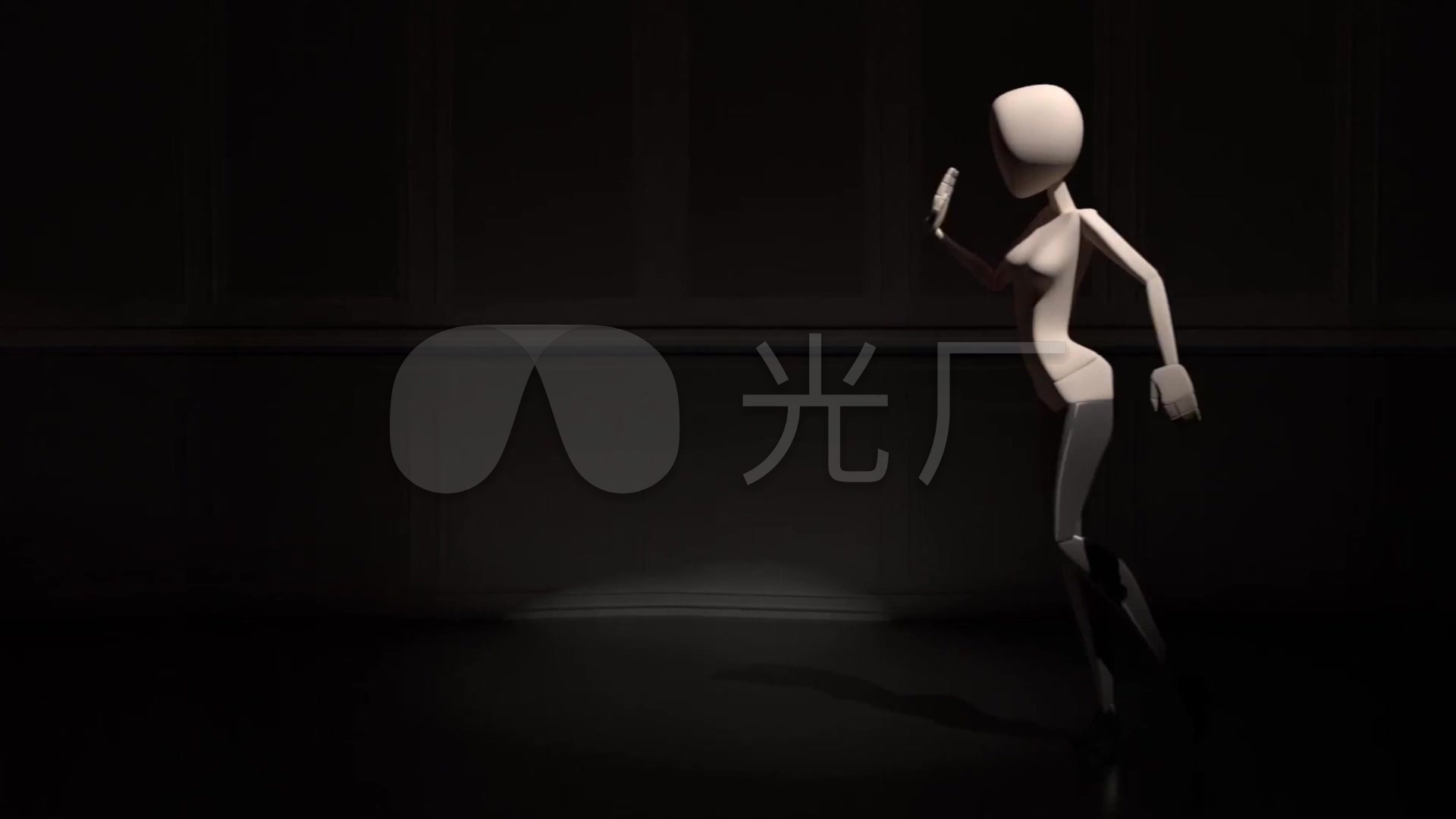 酷炫三维动画伦巴舞蹈小人_1920x1080_高清视频素材