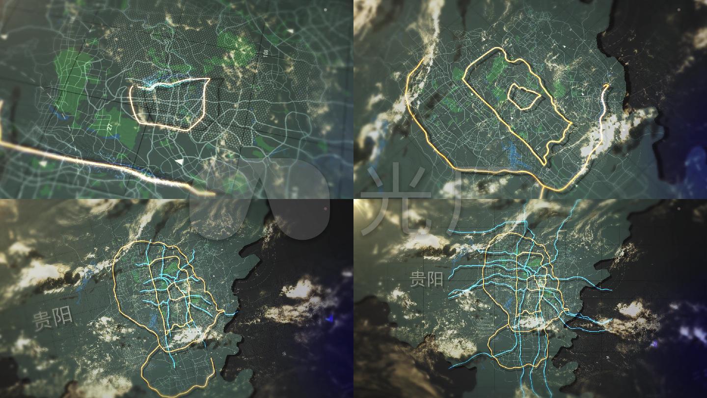 科幻感地图