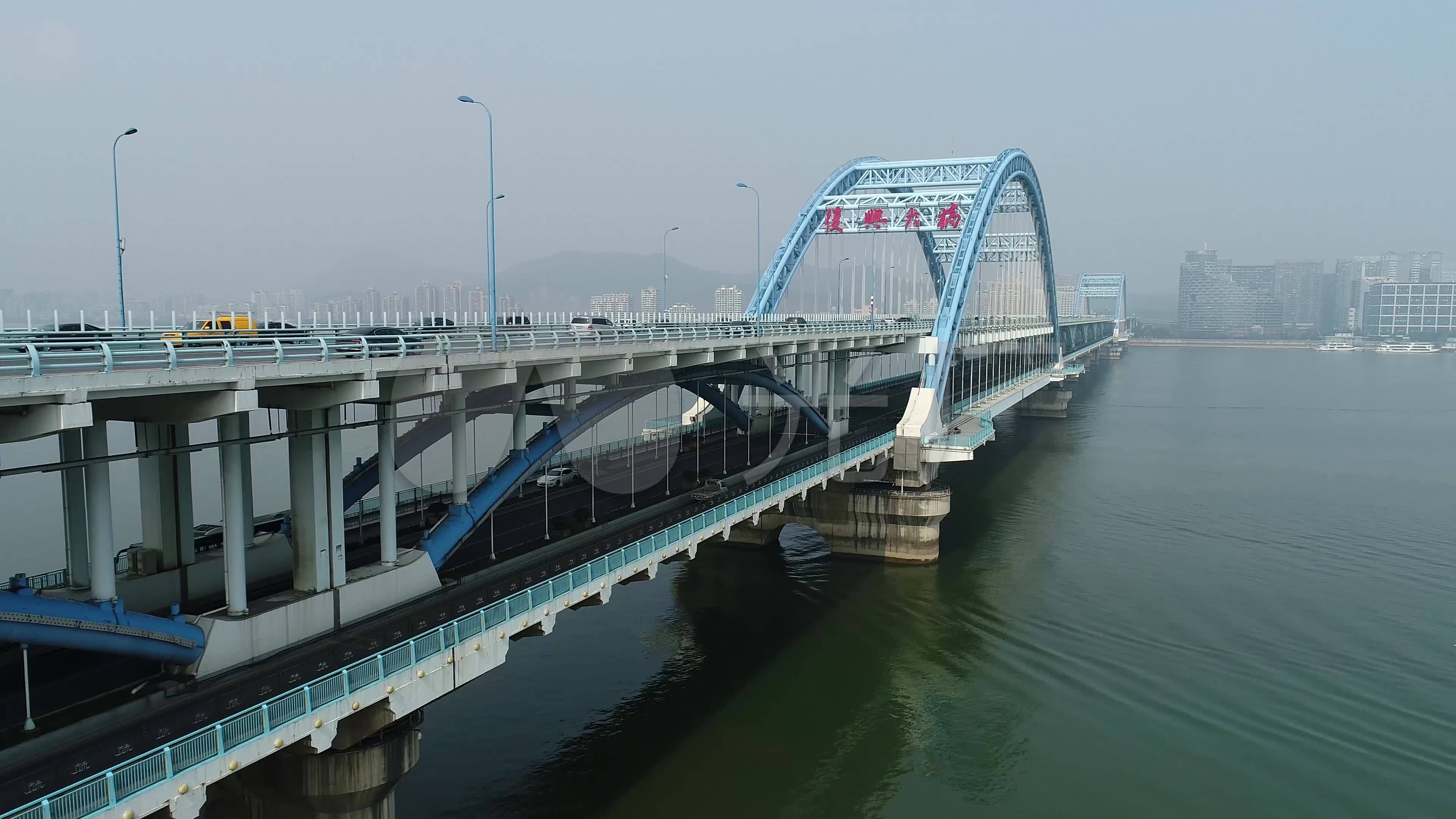 杭州钱江四桥航拍4k_3840x2160_高清视频素材下载(编号:2366126)_实拍