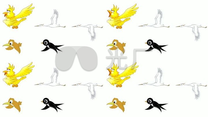 飞禽鸟类二维动画flashmg