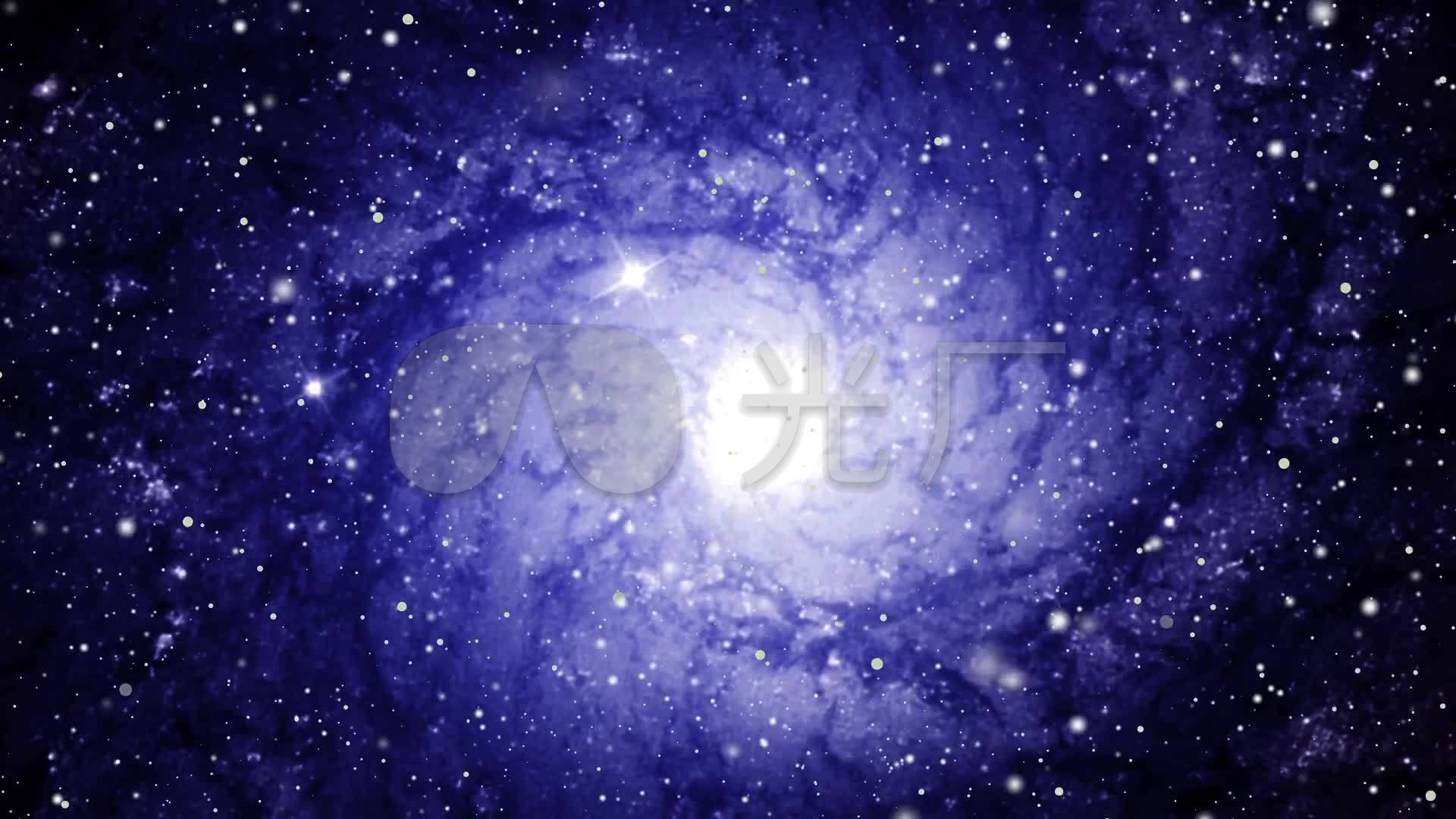 星空星云穿梭星球星光粒子雨舞台_1920x1080_高清视频