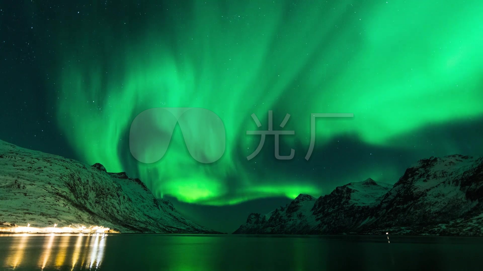 绚丽北极光_1920x1080_高清视频素材下载(编号:)_实拍