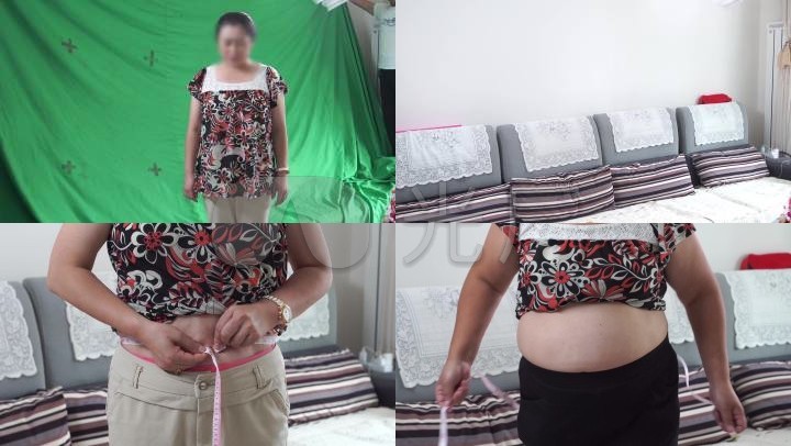 4k妇女抠像后背中老年女人中年素材v妇女a妇女变瘦胖瘦对比大肚子变瘦如何瘦高清跟手臂图片