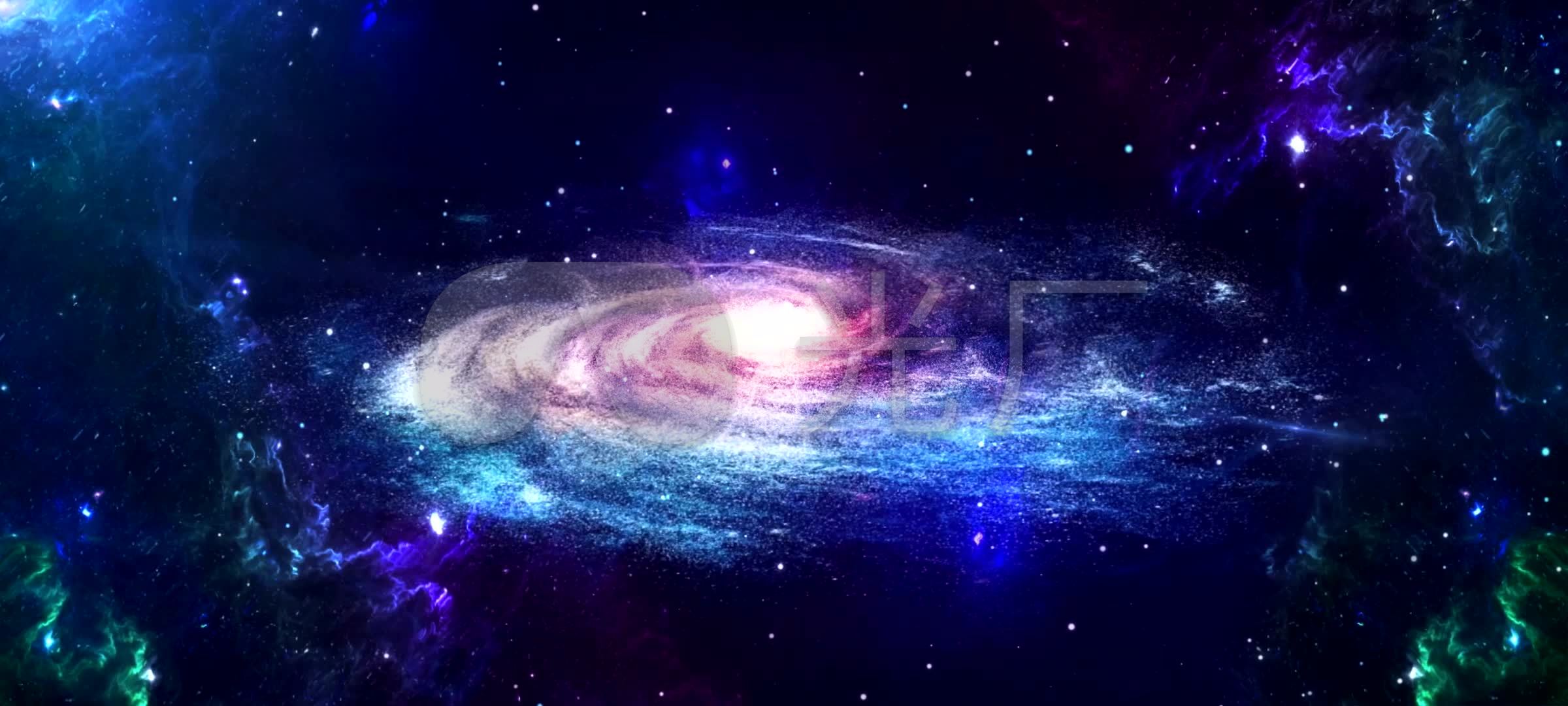 银河系唯美星空宽屏全息3d星空效果