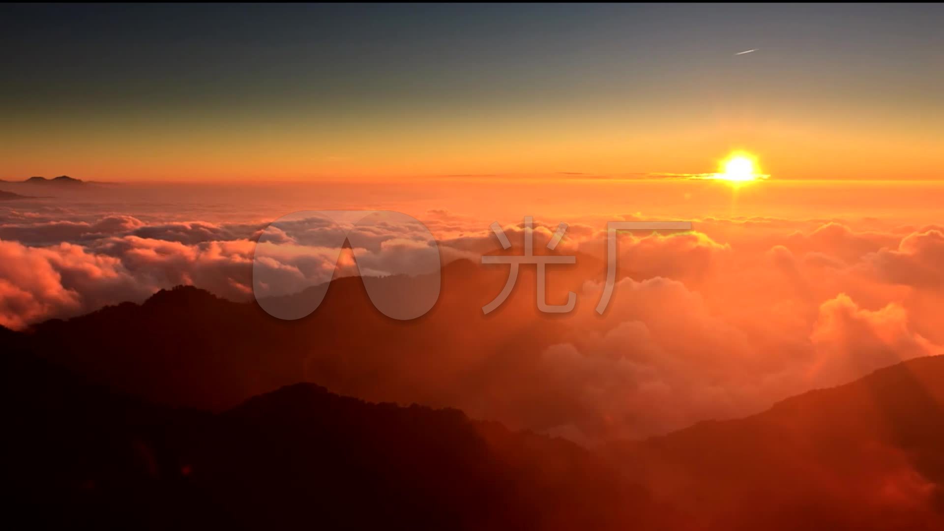 明天会更好led背景