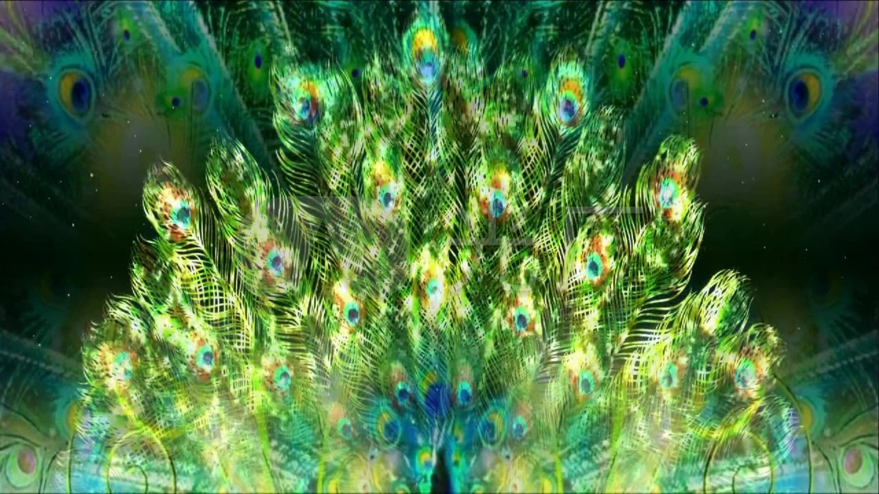 歌曲《美丽的金孔雀》背景视频