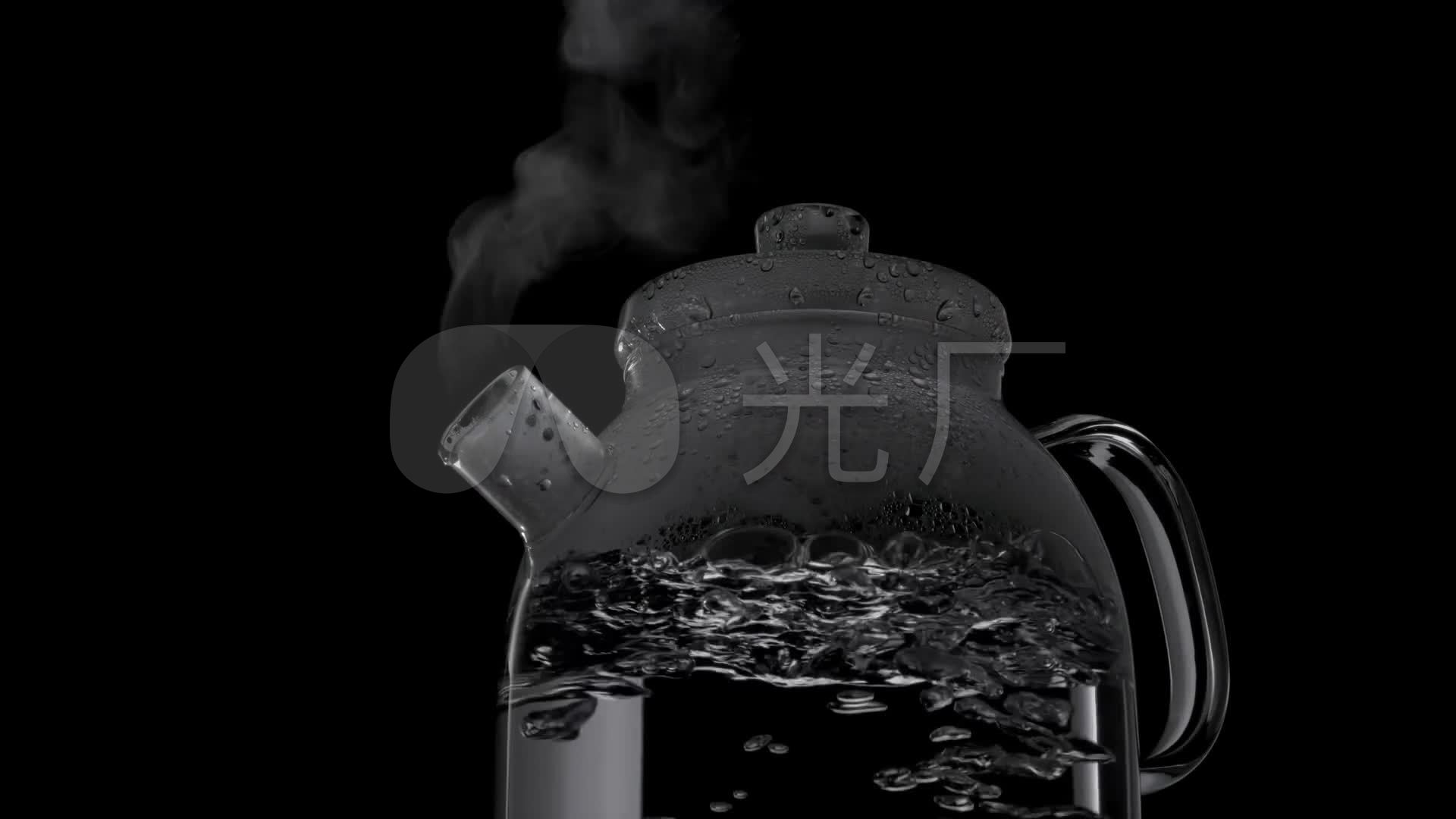 茶壶烧水水蒸气_1920x1080_高清视频素材下载(编号:)