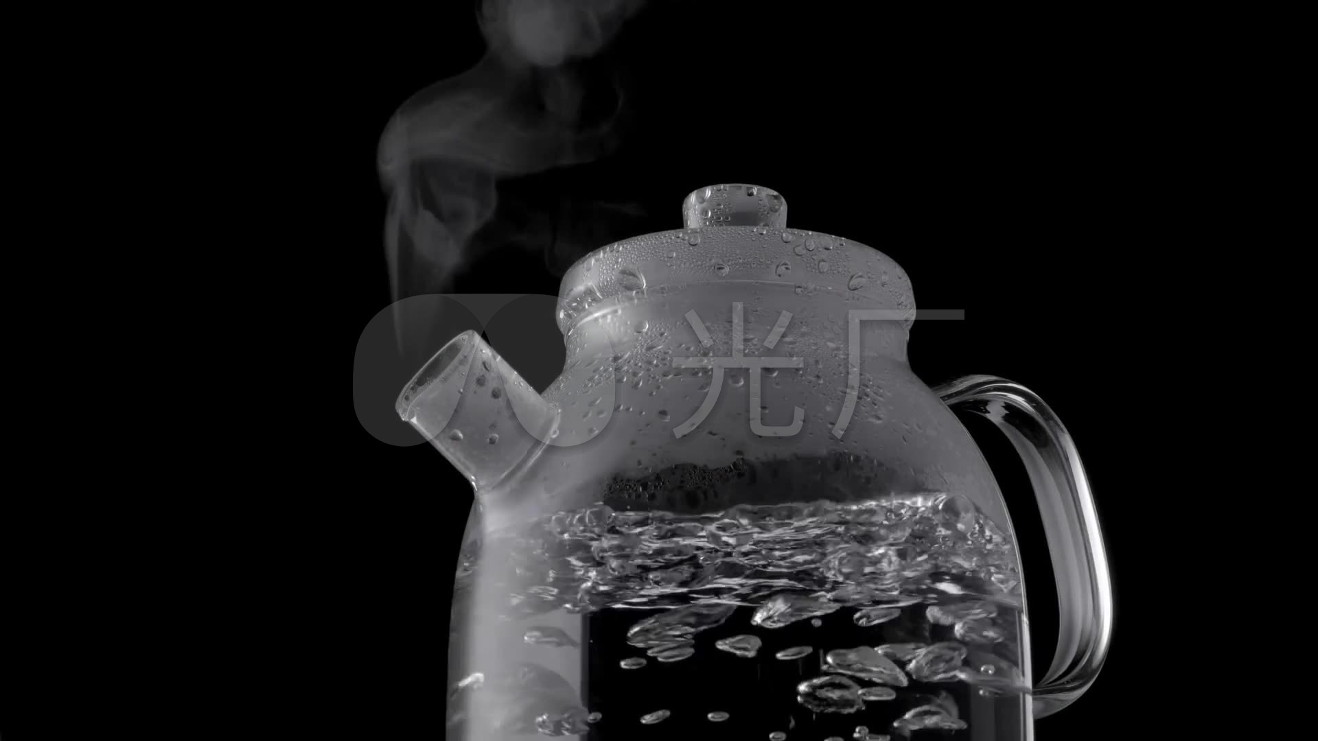 茶壶烧水水蒸气_1920x1080_高清视频素材下载(编号:)