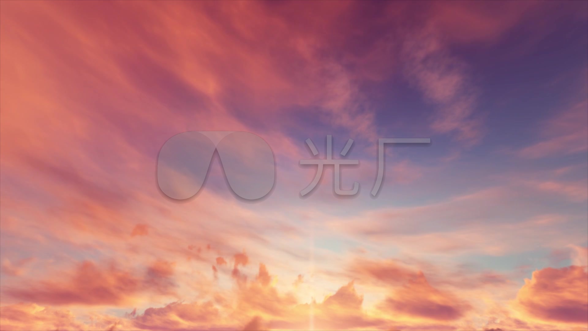 火烧云夕阳日出云层_1920x1080_高清视频素材下载(编号:2417006)_实拍