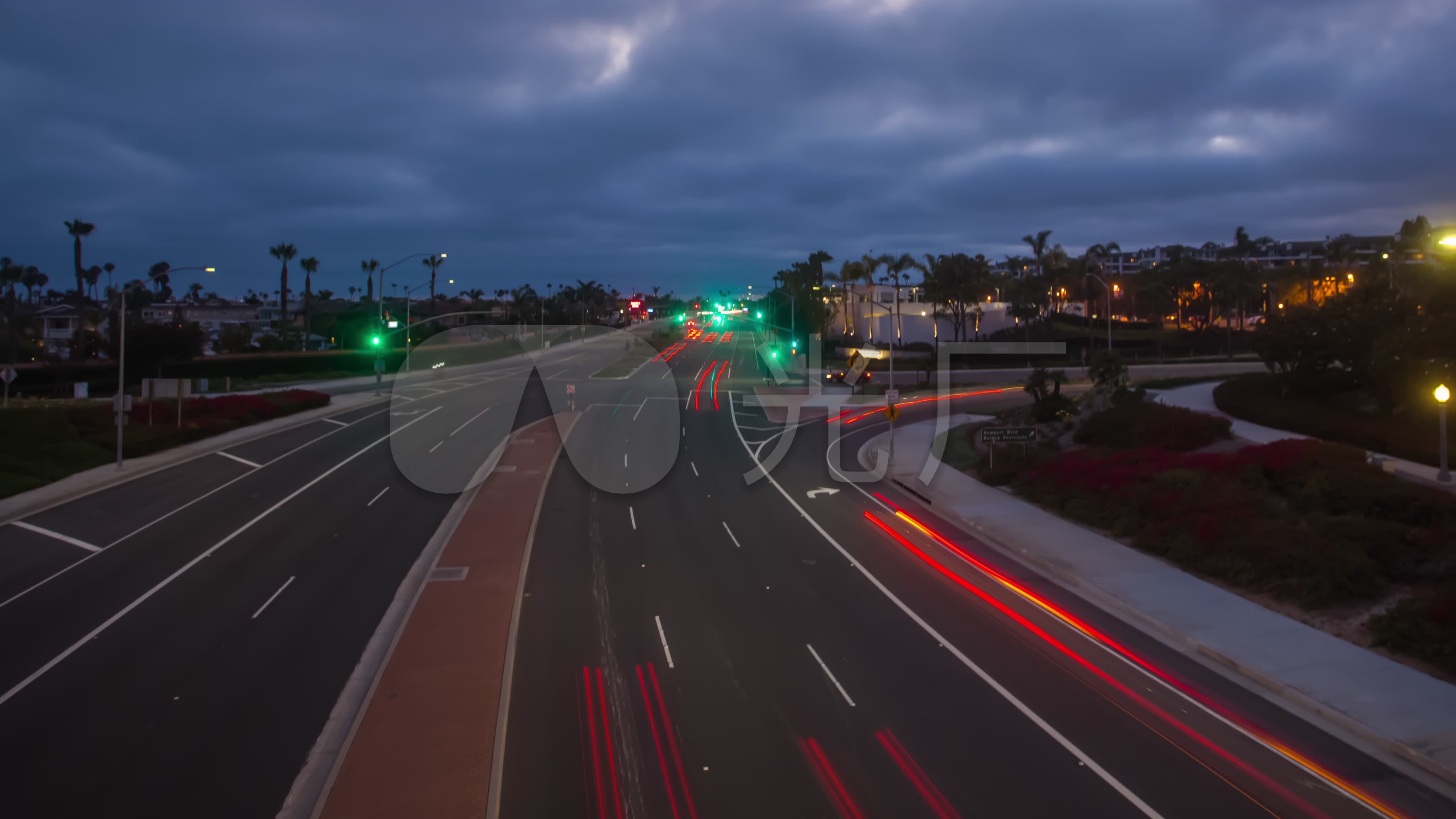 车流车辆高速公路高速路车来车往