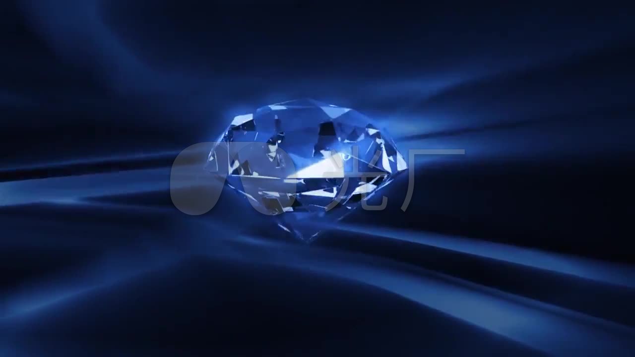 蓝色钻石_1280x720_高清视频素材下载(编号:2421977)