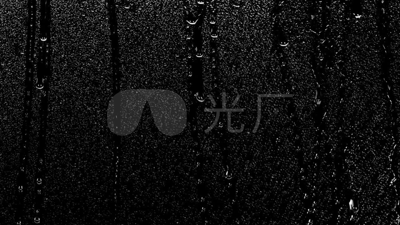 小水珠在玻璃上形成水雾视频_1280x720_高清视频素材下载(编号