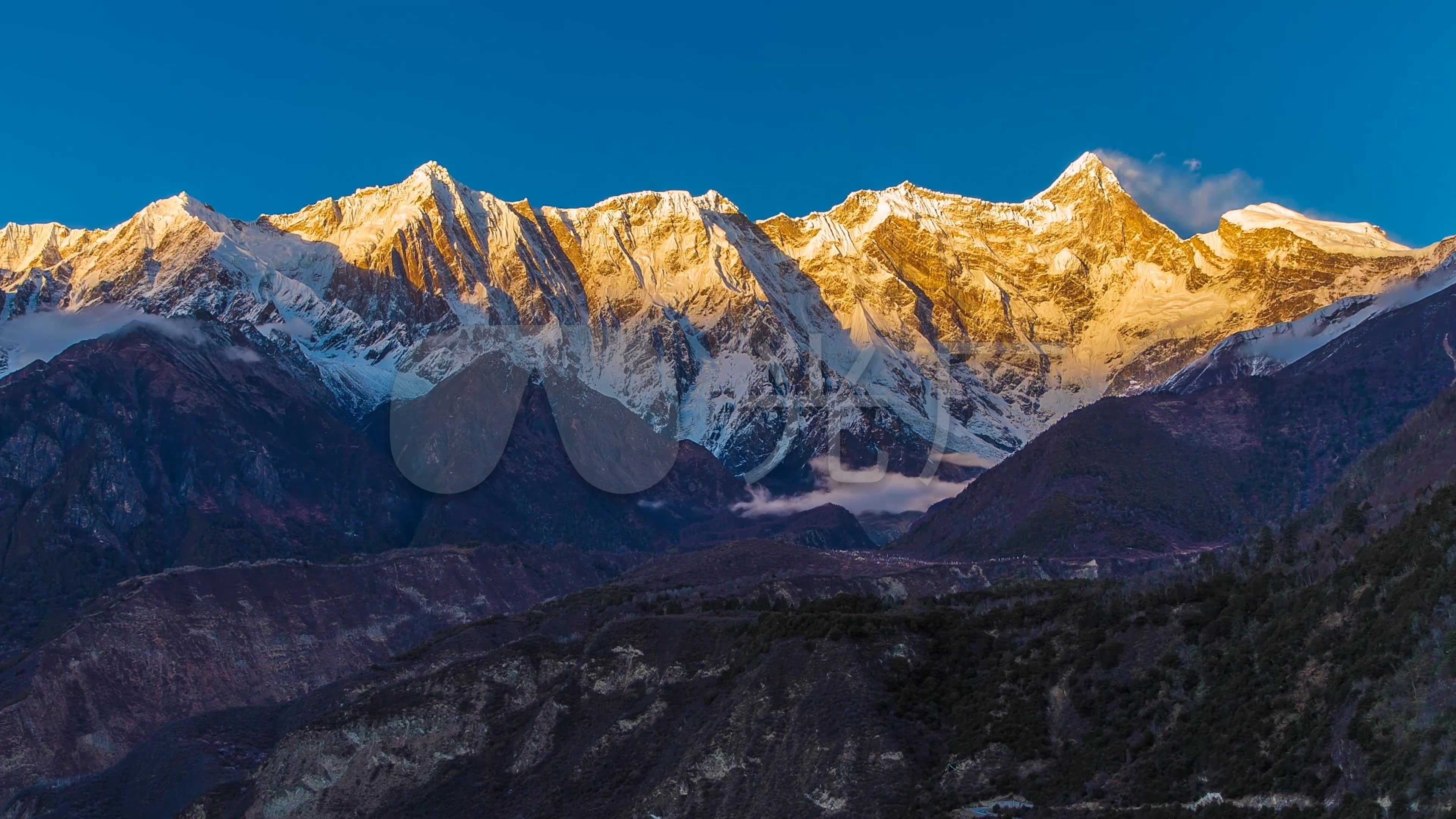 震撼尼泊尔地区超美自然风景4k_38402160_高清