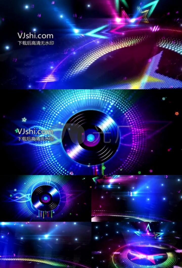 dj动感音符热舞背景视频_1920x1080_高清视频素材下载