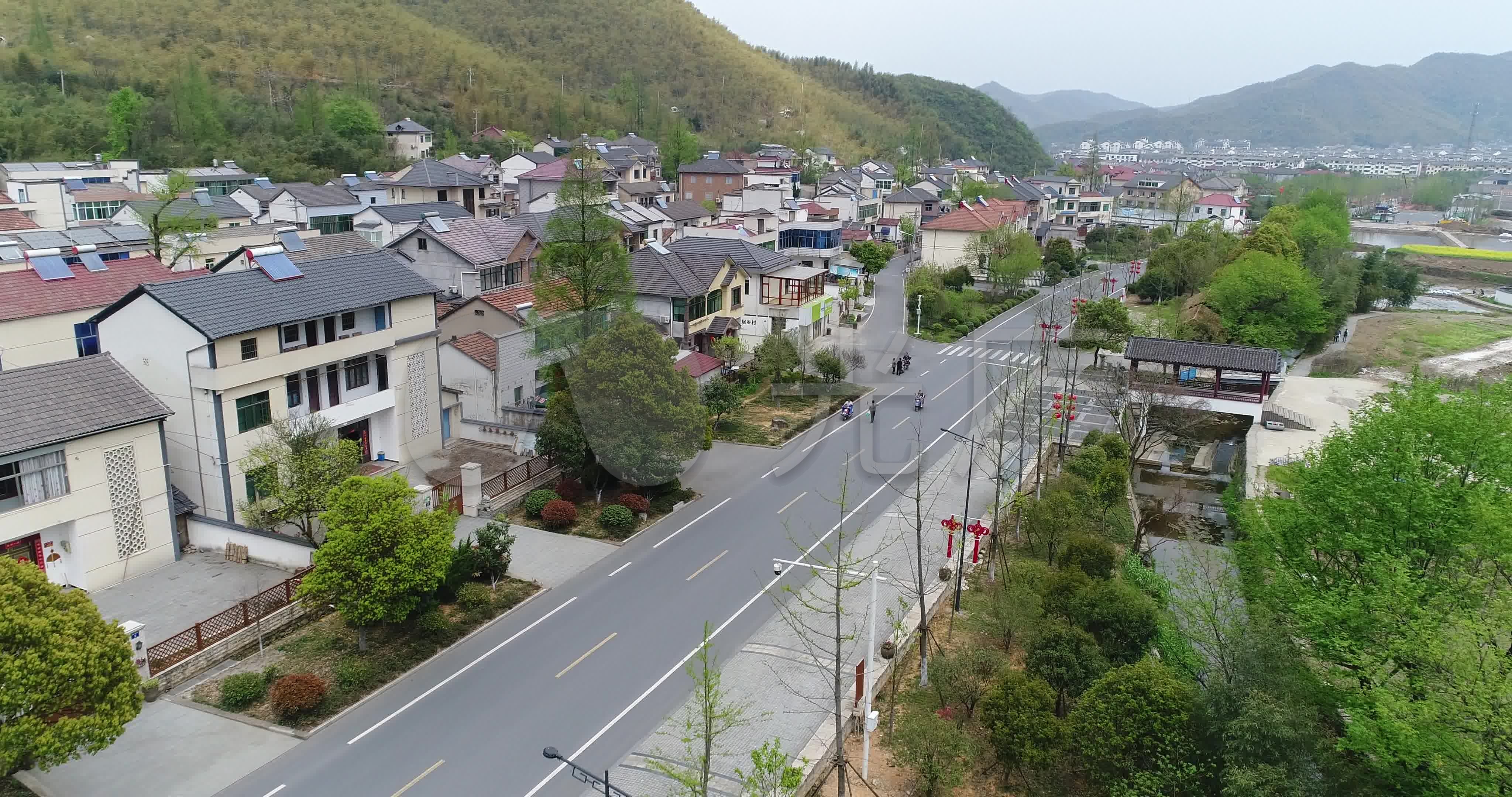 安吉竹海竹林航拍摄影余村安吉_4096x2160_高清视频