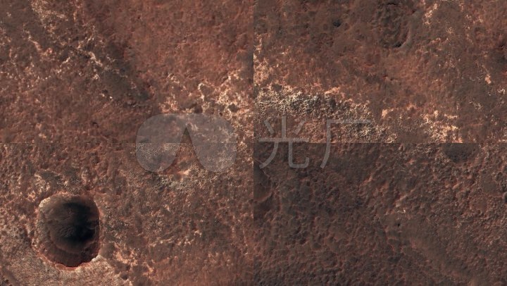 坑坑洼洼表面地表外星球荒芜
