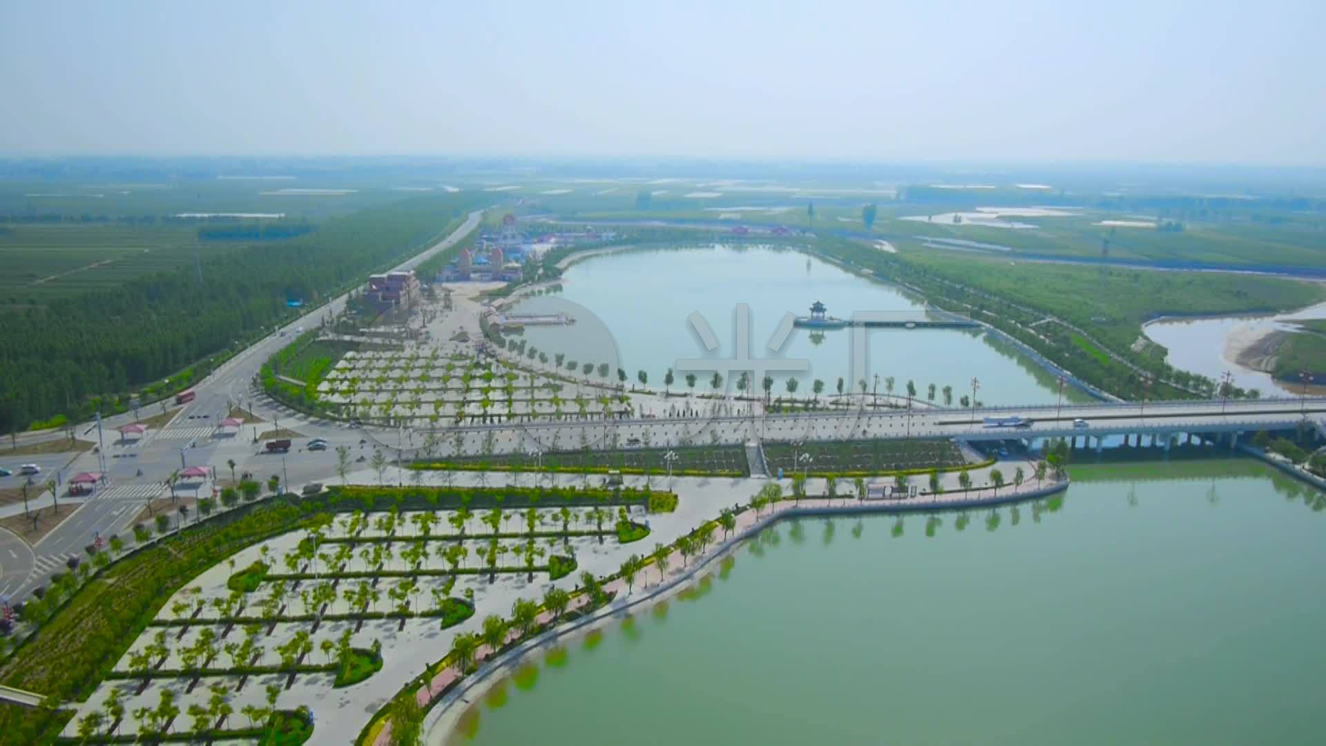 大荔同州湖_1920x1080_高清视频素材下载(编号:)_实拍