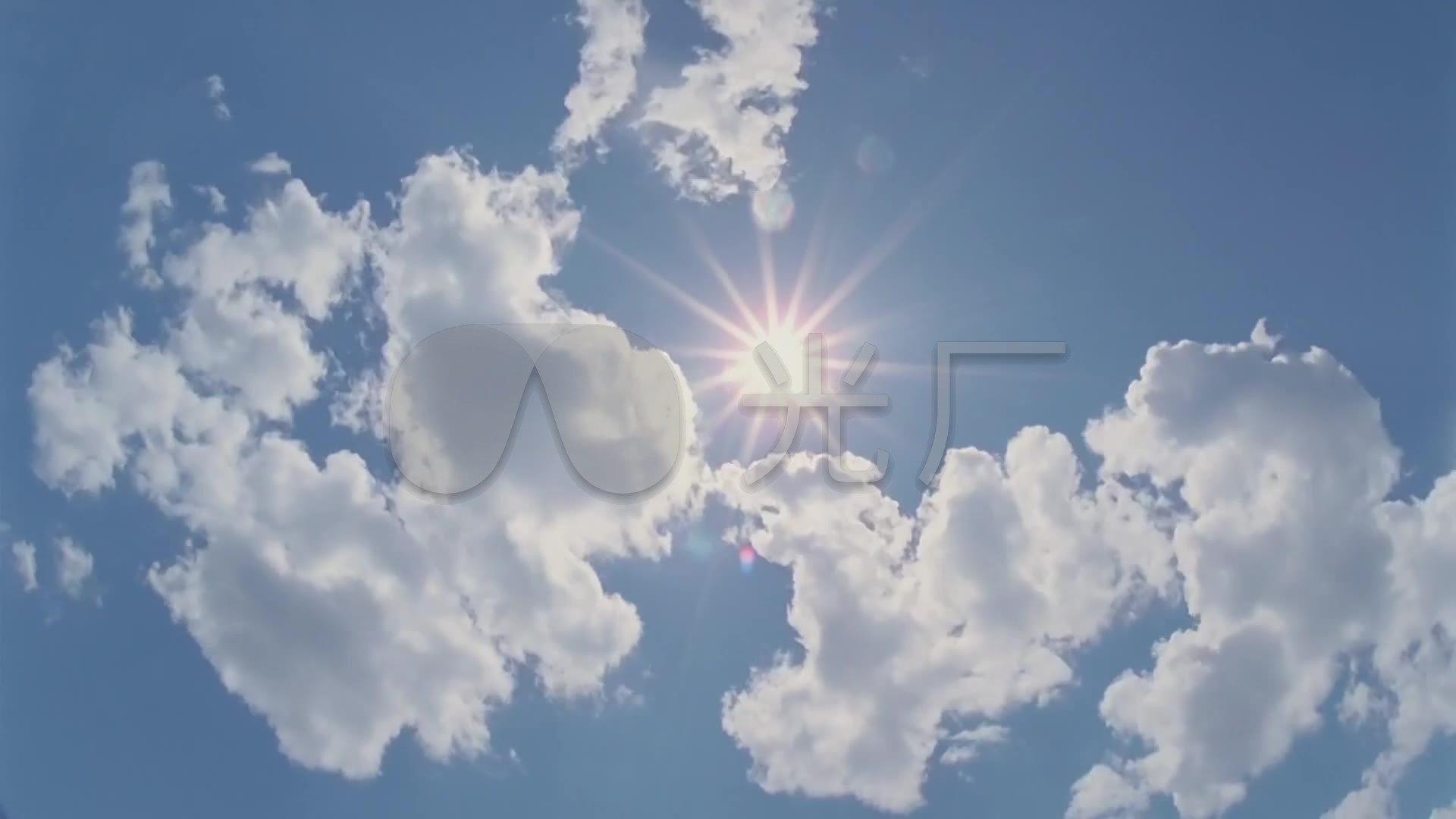 非洲大草原中午太阳_烈日当空艳阳高照_炎