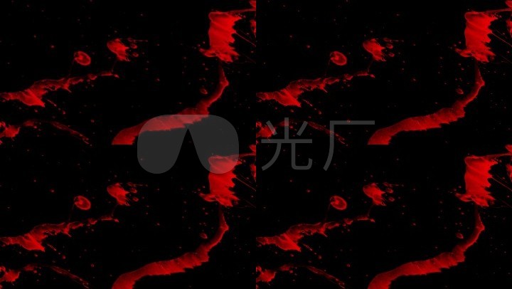 4k高码率血迹血液流出特效034