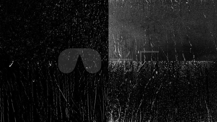 车窗玻璃雨水流淌素材(可抠像)