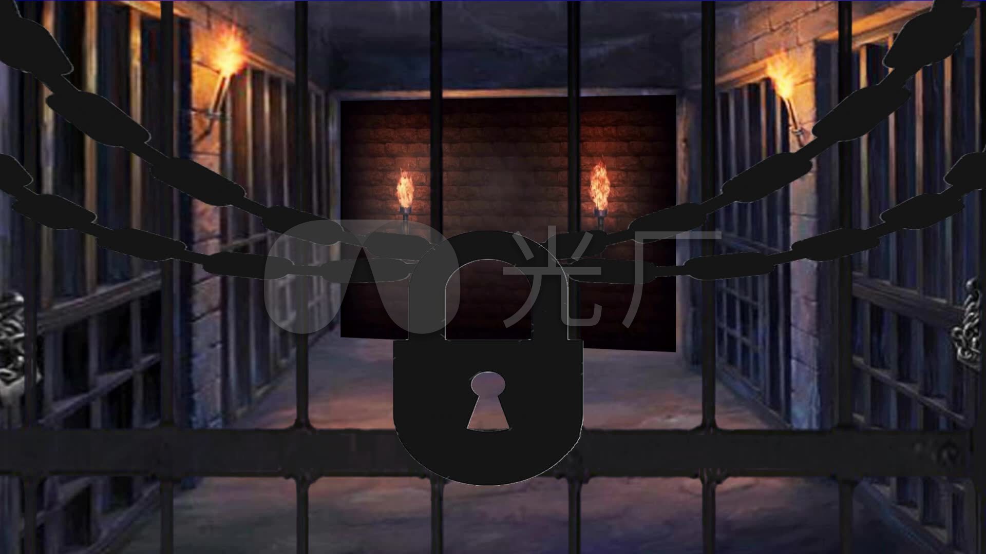 监狱牢房大牢_1920x1080_高清视频素材下载(编号:2467571)_舞台背景