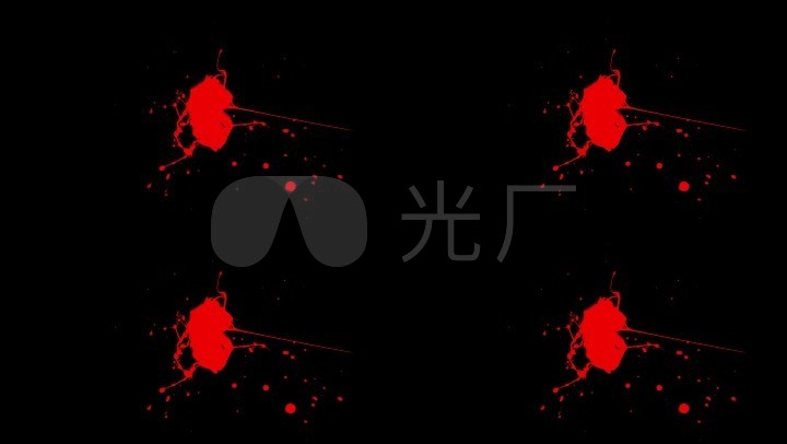 4k高码率血滴血液飞溅特效107