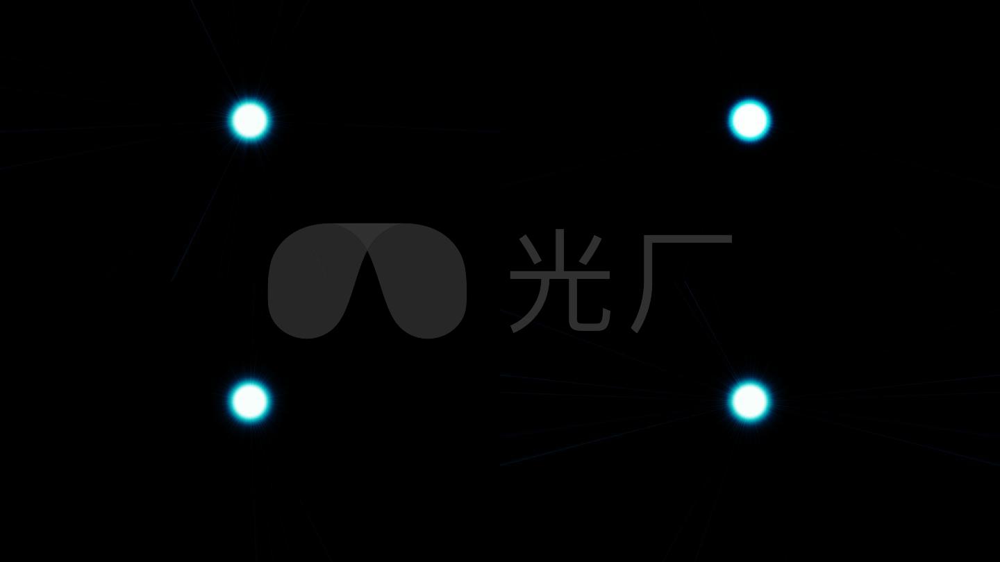 光光球蓝色射光照耀卡通普照太阳光芒 【声明】vj师网所有原创作品(含