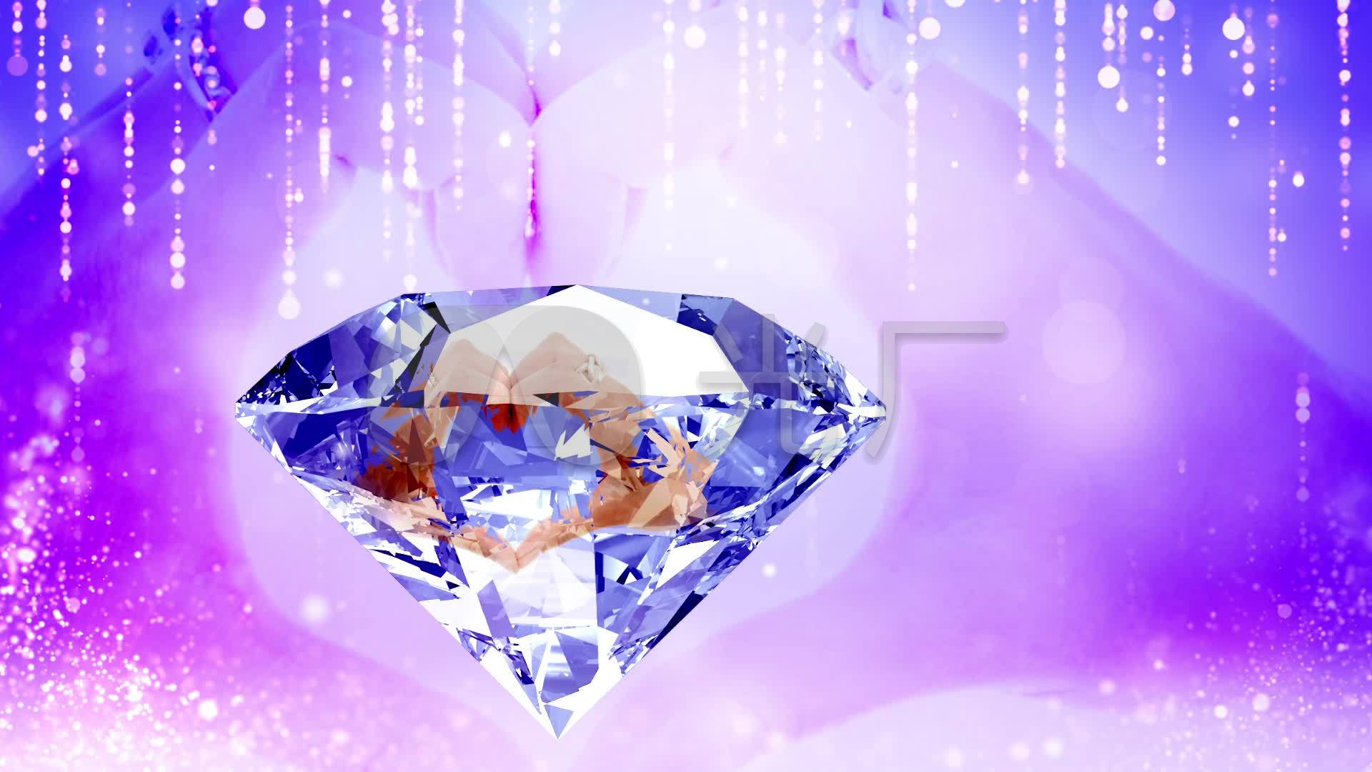 大屏幕背景视频婚礼爱情钻石04
