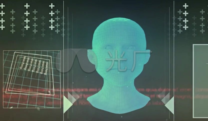 人脸识别3d医疗人物头像扫描