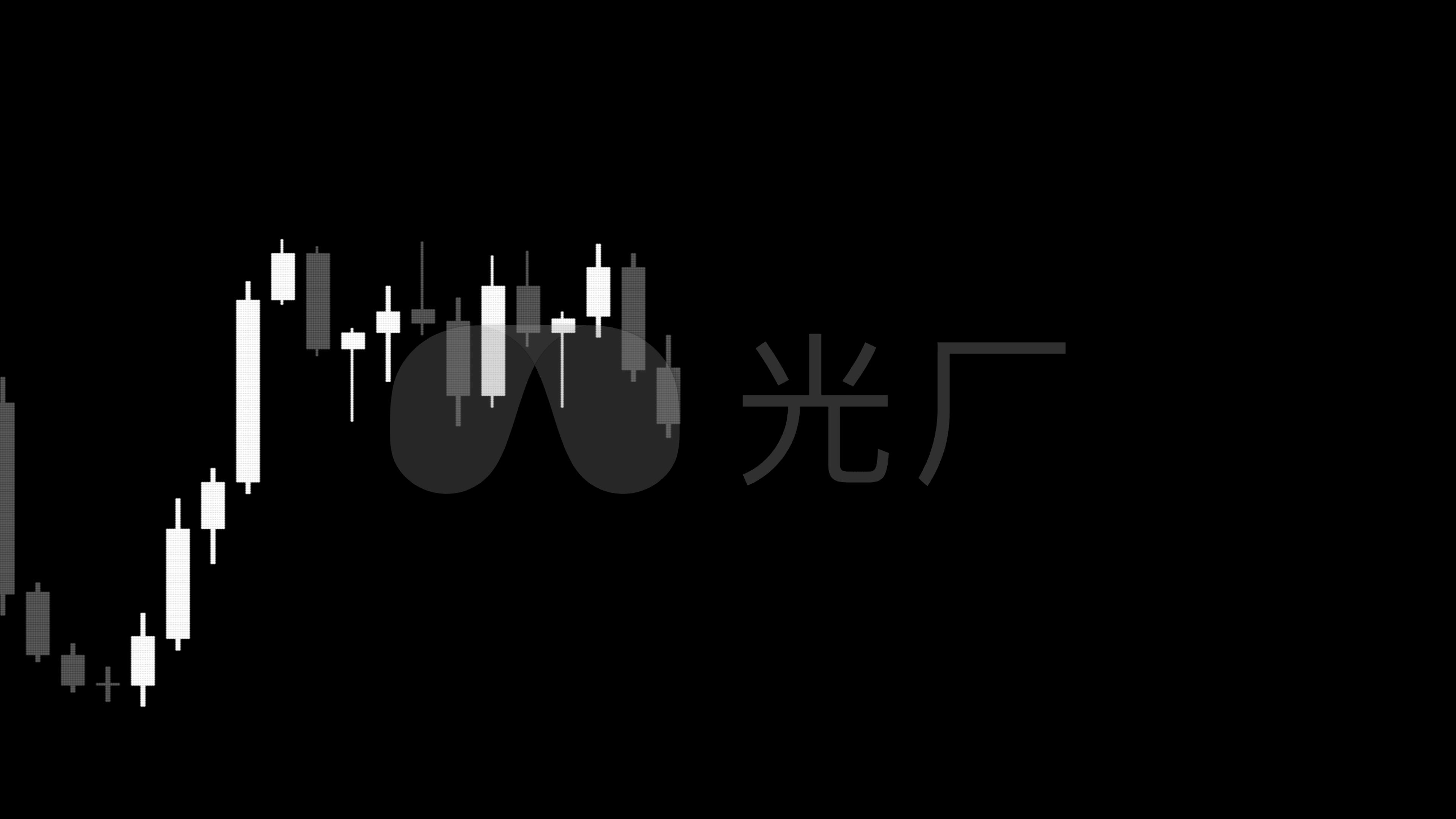 黑白k线图走势