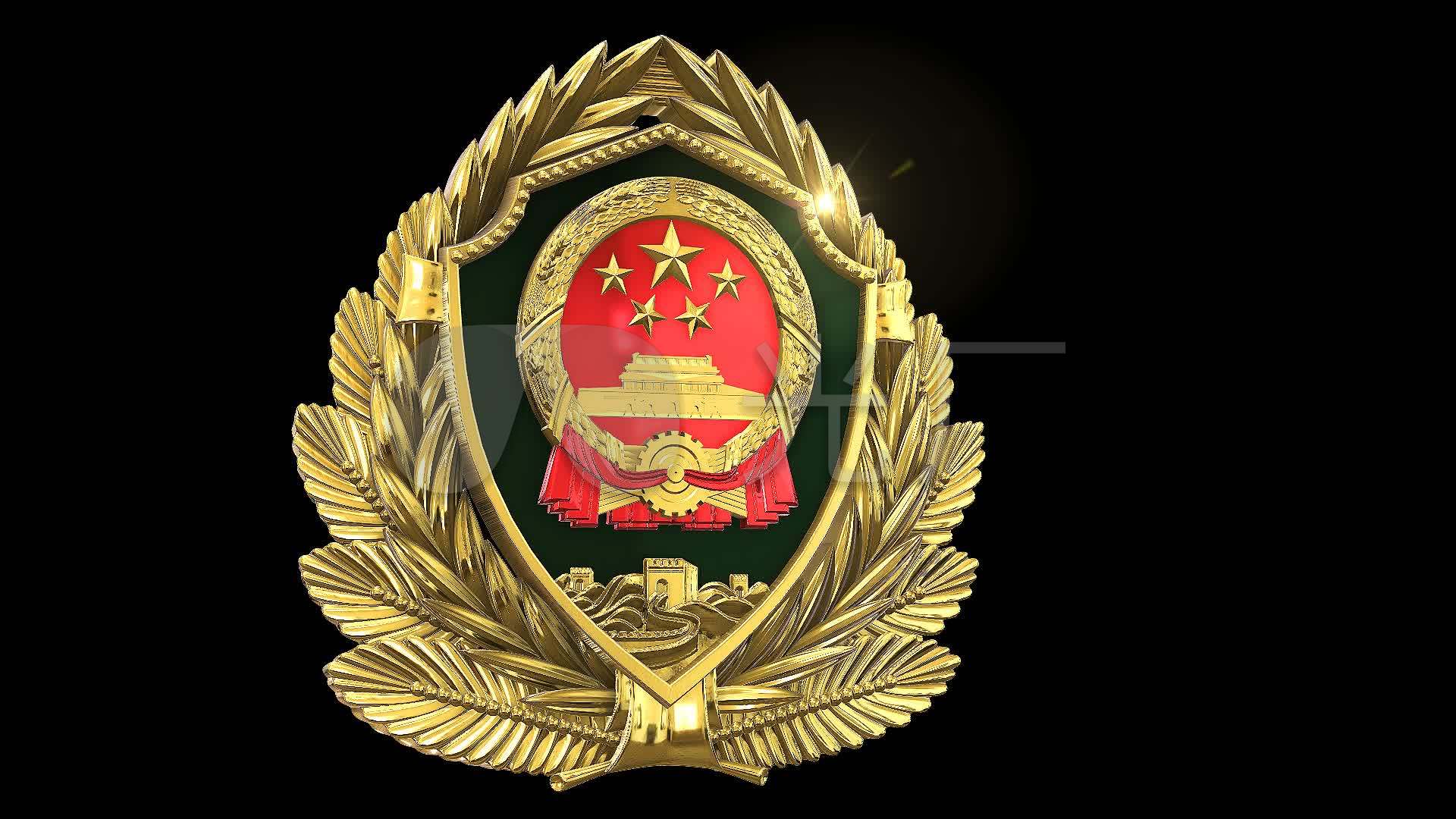 武警徽通道