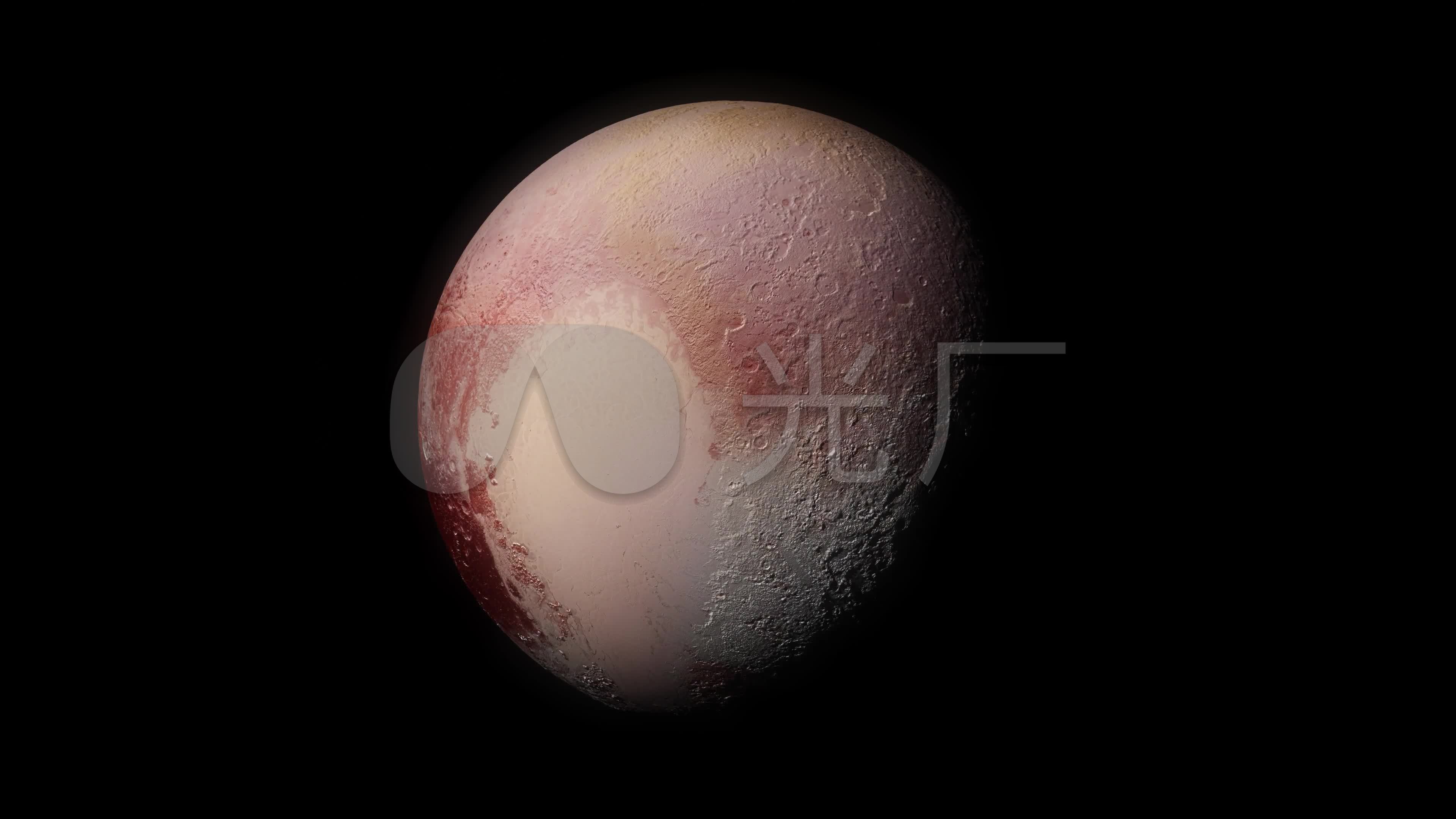 【4k】冥王星_3840x2160_高清视频素材下载(编号:)