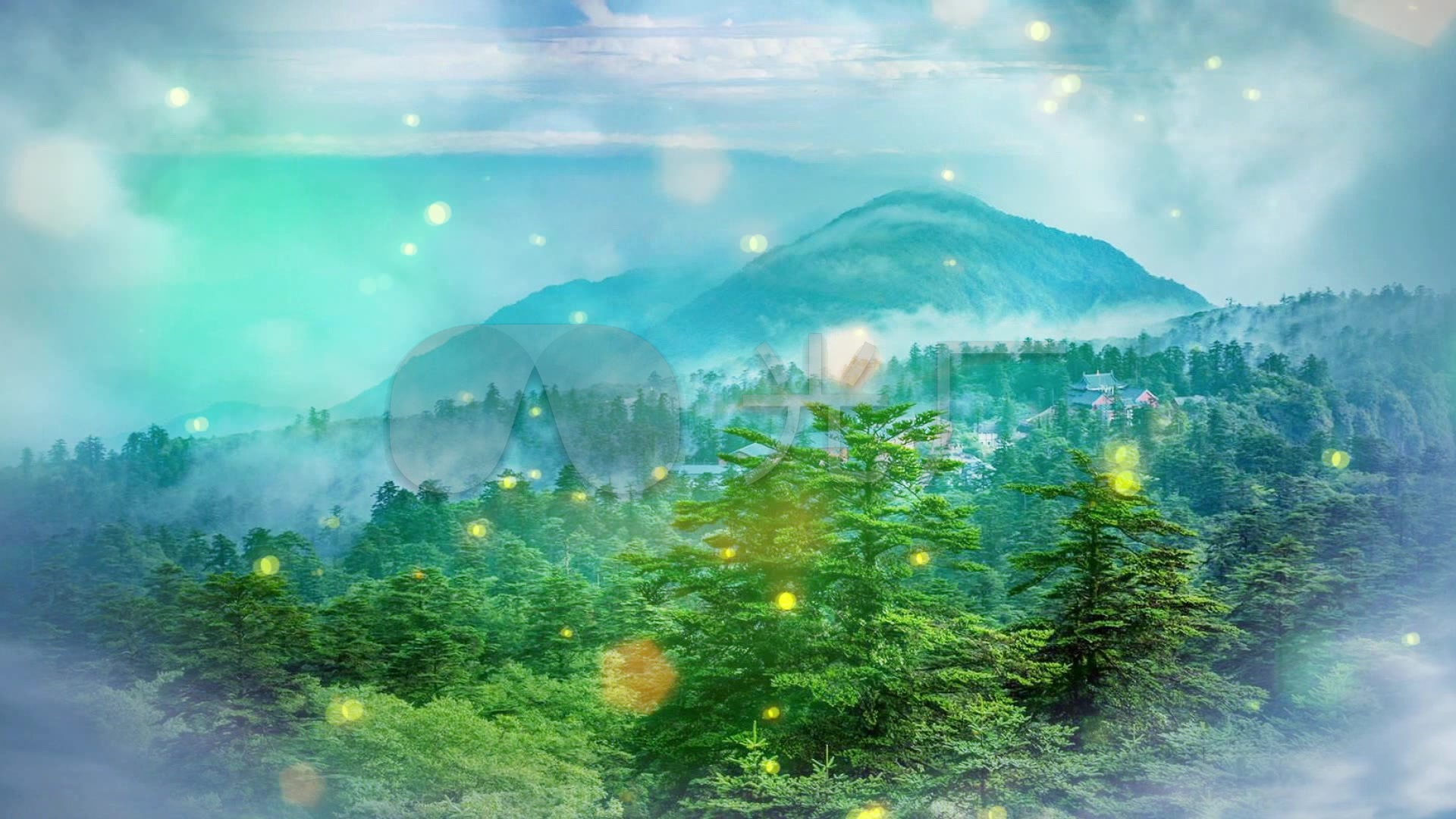 愚公移山配乐成品歌曲舞台背景