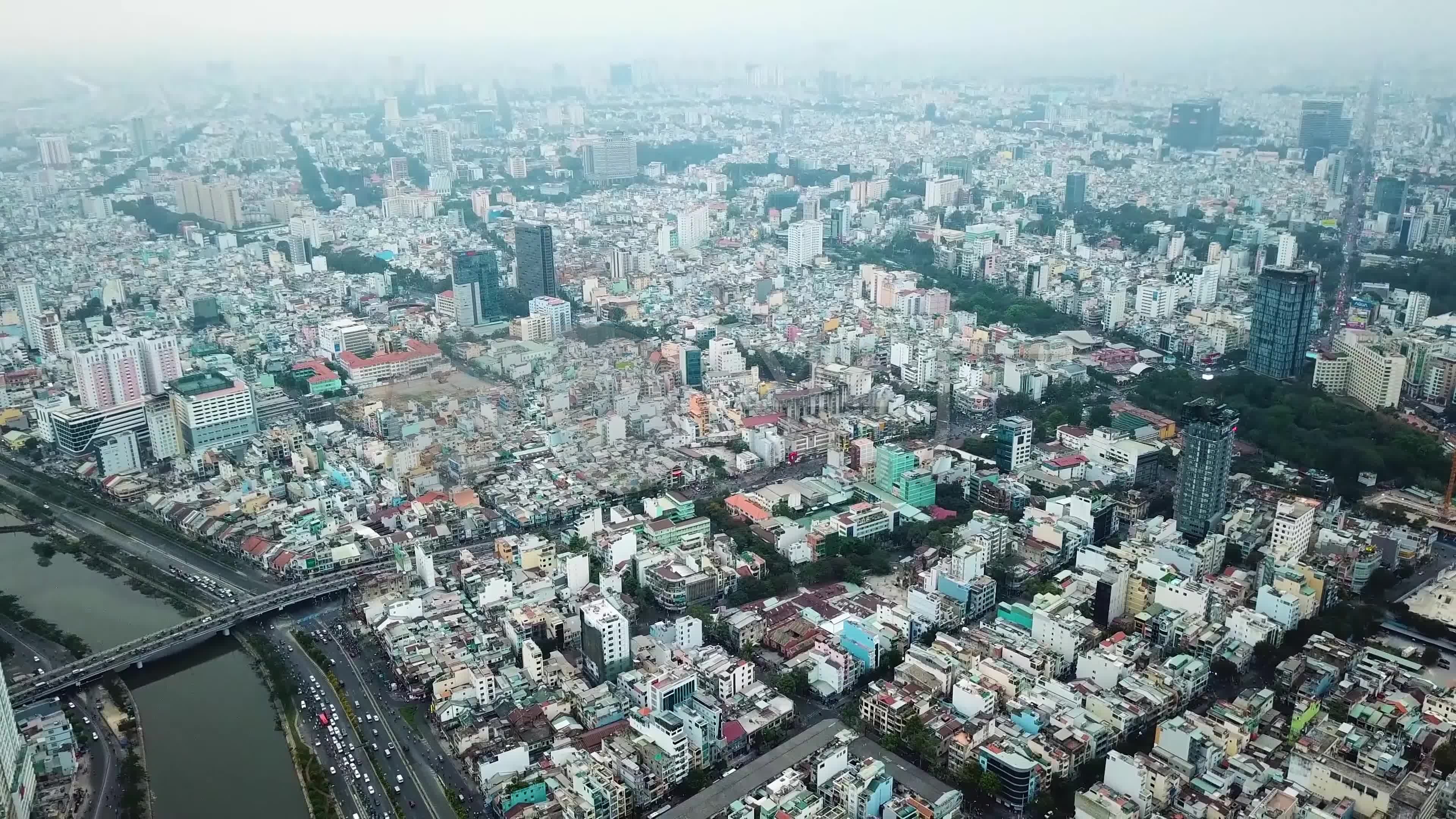 【4k】越南胡志明市航拍