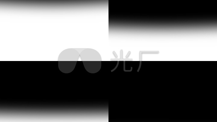 黑白渐变转场视频
